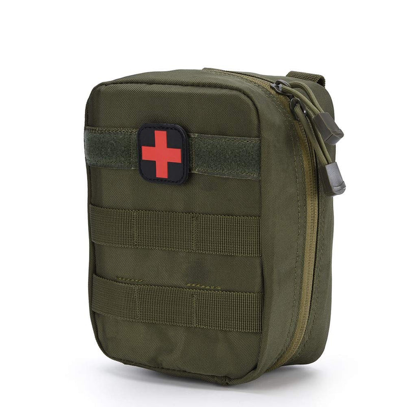 First Aid Medical Bag, First Aid Pouch Emergency Survival Kit Outdoor Backpack Molle Bag For Home Car Hunting Workplace Camping Travel 1000D Oxford Fabric (Army Green) - NewNest Australia