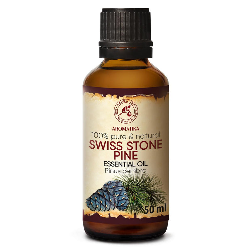 Pine Oil 50 Ml - 100% Natural & Pure Essential Pine Oil - Pinus Cembra - Pine Oil For Sauna - Aromatherapy - Aroma Diffuser - Natural Pure Oil From The Pine - Arve Oil - NewNest Australia