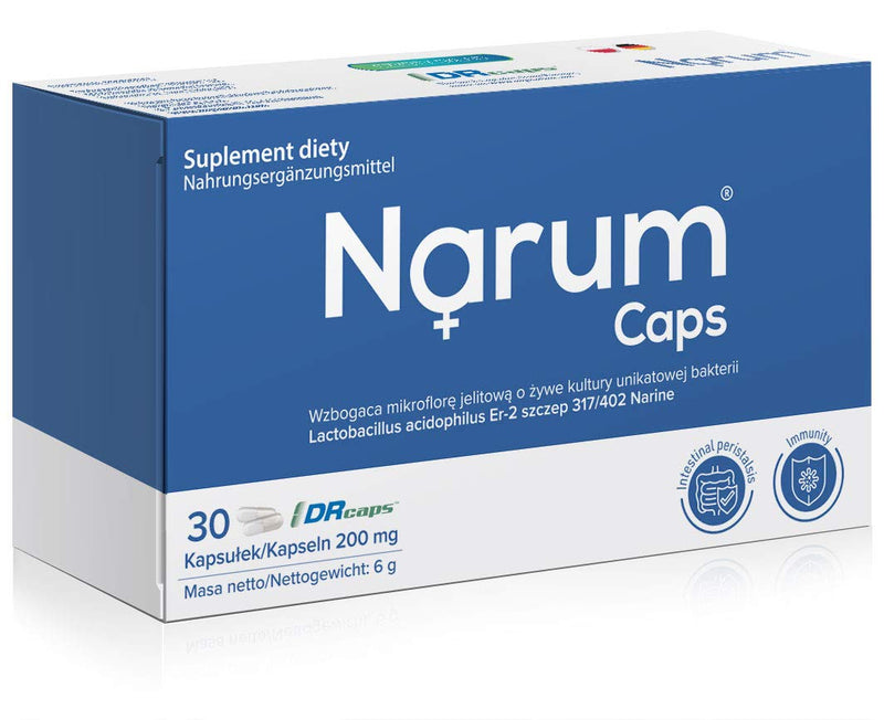 Probiotic Narine Narimax Organic Cultures Complex 30 Vegan Juice Resistant Capsules 200 Mg High Dose Bacterial Strain From Lactobacillus Acidophilus For Digestion And Intestinal Health - NewNest Australia