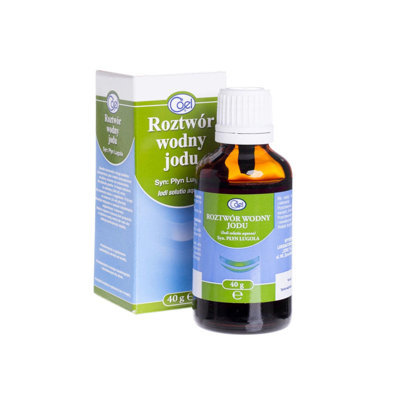 COEL Lugola's Iodine Liquid 40G. Plyn Lugola. Roztwor Wodny Jodu. - NewNest Australia