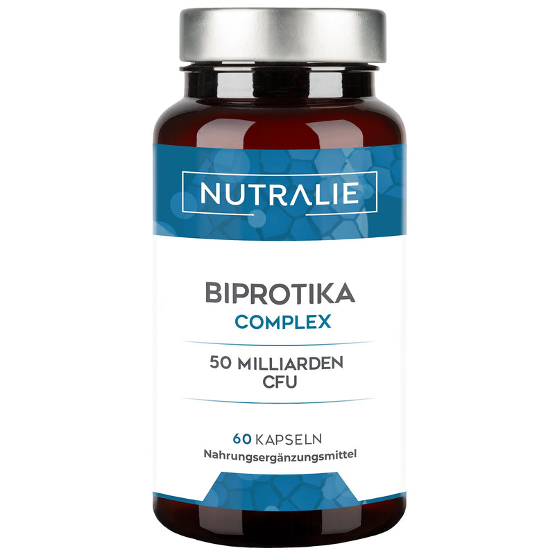 Biprotics Culture Complex 50 billion CFU per dose | 10 tribes | 60 gastro-resistant capsules for better absorption | Nutralie - NewNest Australia