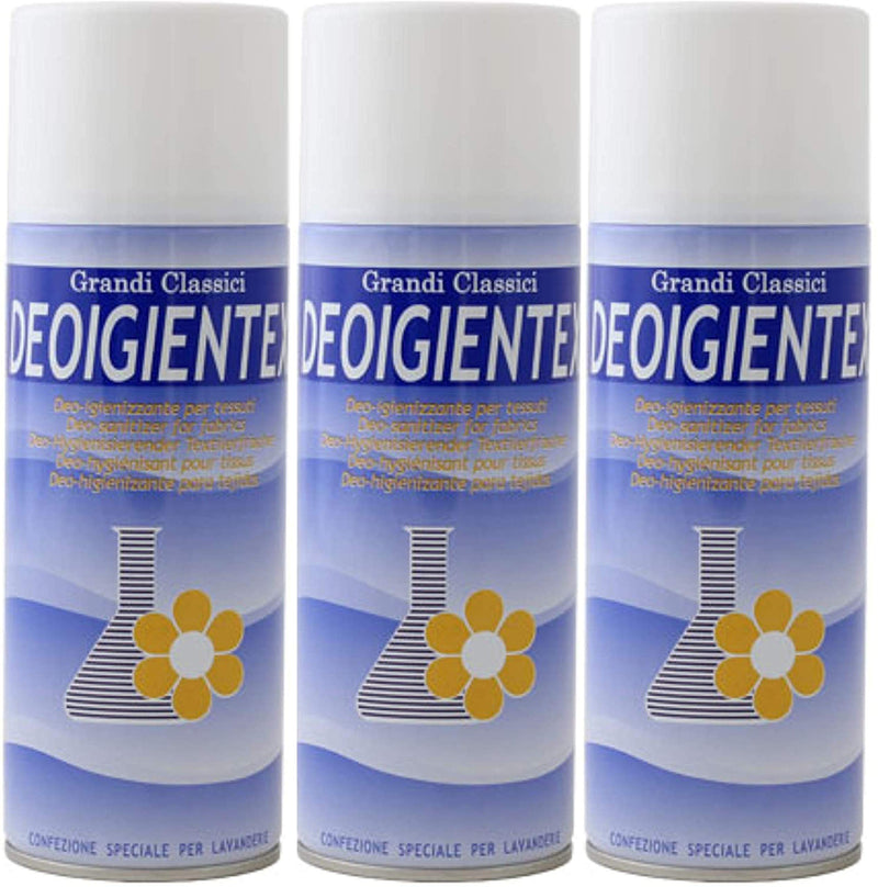 Rampi Deodorant Spray Odor-Inhibiting Deodorant Igientex The Grandi Classici Laundry Home Professional Hygiene Indoor (For Textiles, Tende, Shoes, Car Ecc) 400 Ml Tris Deoigientex - NewNest Australia