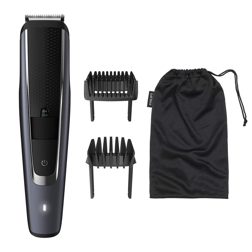 Philips beard trimmer BT5502/15, beard trimmer with 40 length settings, even trimming thanks to the Lift & Trim PRO system, self-sharpening metal blades, 90min battery life, wireless Black Series 5000 - NewNest Australia