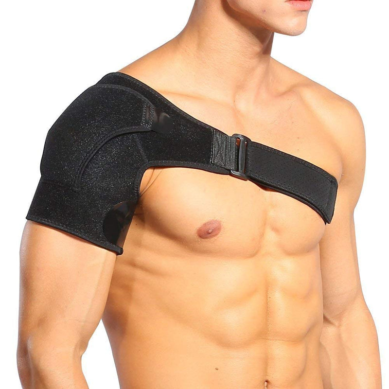 Doact Shoulder Brace Adjustable Neoprene Shoulder Pain Support Bandage, Injuries, Sports Injuries, Tendonitis, Arthritic Shoulders, Left/Right For Men/Women, Xl - NewNest Australia