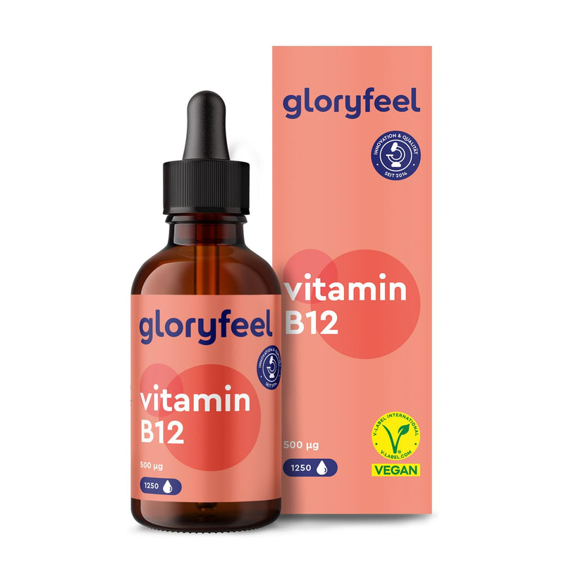 Vitamin B12-500 µg - 1250 drops (50ml) high dose - Both active forms methyl & adenosylcobalamin - Alcohol-free & vegan - Highly bioavailable Laboratory tested without additives Made in Germany - NewNest Australia
