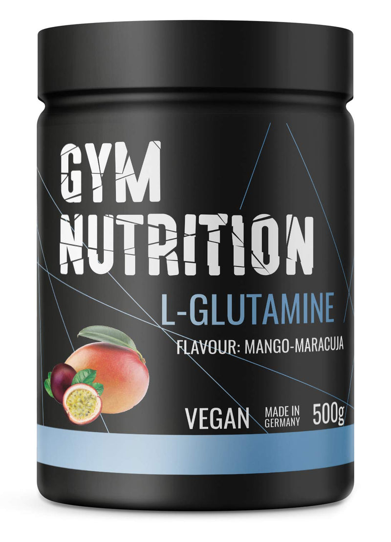 L-Glutamine Ultrapure Powder Extra High Dosage & 99.5% Pure - Laboratory Tested And Vegan - Ideal For Body Builders Made In Germany 500 G (Mango-Maracuja) Mango-Maracuja - NewNest Australia