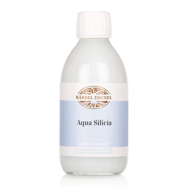 BÄRBEL DREXEL® Aqua Silicia - Colloidal Silicon In Levitated Revitalized Water (250ml) 100% Vegan Production Germany Connective Tissue Skin Hair Nails Cartilage Natural Silicon Dioxide 250ml - NewNest Australia