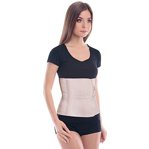 TOROS GROUP MANUFACTURE Postoperative Support Bandage Back Support Belt Abdominal Belt Abdominal Support Height 24 cm Small Beige S - NewNest Australia