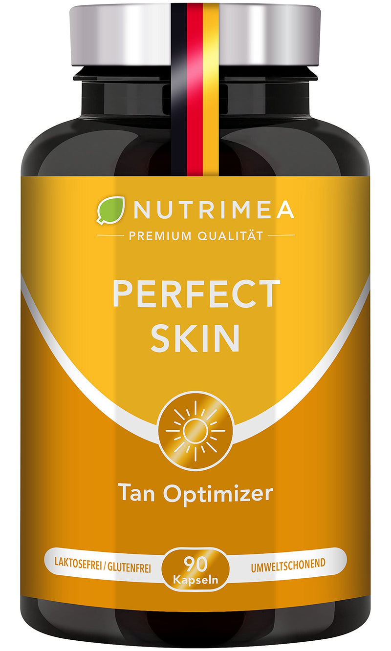 Beta carotene SUN PLUS tanning capsules | 2in1 Natural Tan Bronzer PERFECT SKIN | Natural tan + skin protection | VITAMIN AE Antioxidants Self-Tanning Capsules 100% VEGAN Tanning Booster Sun & Skin Capsules - NewNest Australia