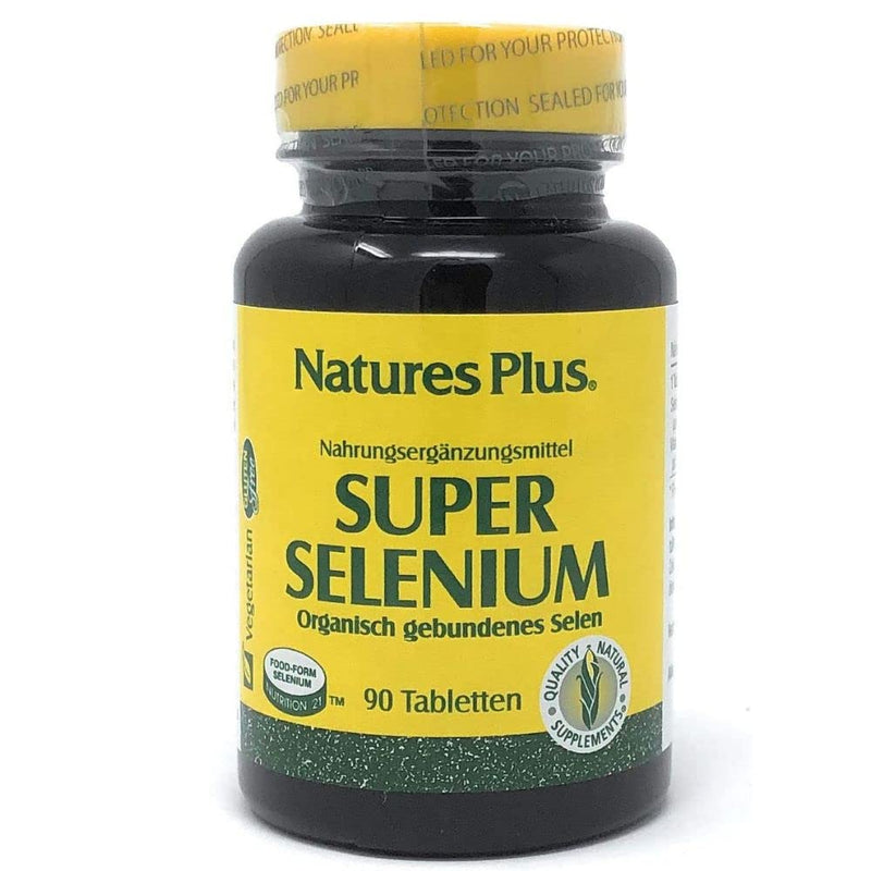 NaturesPlus Super Selenium high dose 200 mcg (90 tablets) - selenium and vitamin E - NewNest Australia