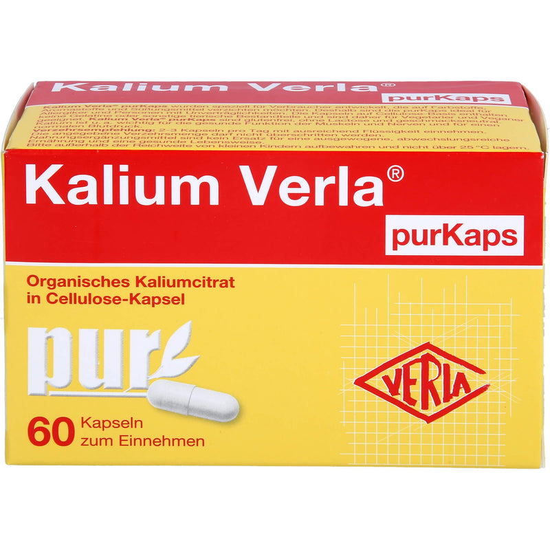 Verla-Pharm Arzneimittel Gmbh & Co. Kg Potassium Verla Purkaps, 60 pieces (1 pack) - NewNest Australia