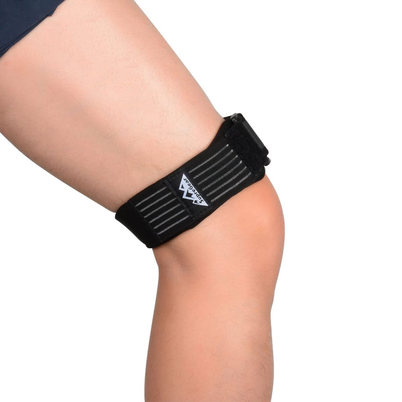 Supregear Patella Knee Support, Itb Bandage For Knees, Adjustable Knee Strap Support, Comfortable, Iliotibial, Breathable, Itb Knee Support With Additional Compression For Ilotibial Ligament Syndrome - NewNest Australia