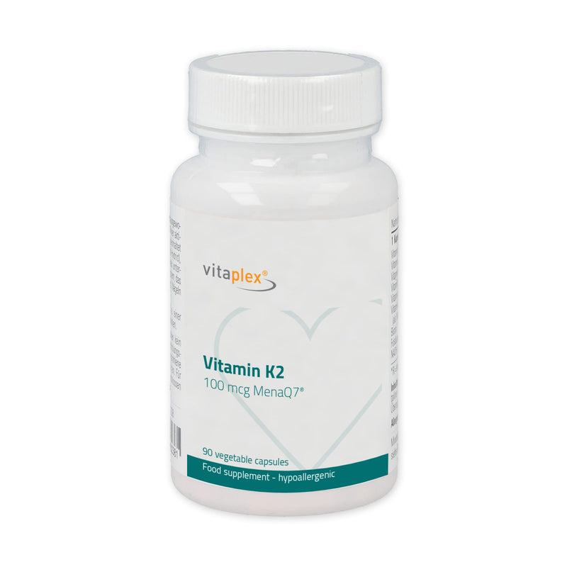 Vitaplex vitamin K2 capsules high dose MK-7 (100 mcg, 90 tablets) - natural vitamin K2 D3 therapy - fat-soluble MK 7 vitamin K2 - NewNest Australia
