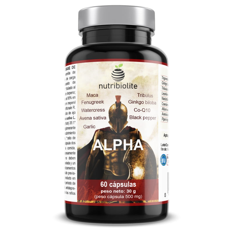 Alpha - Muscle Mass, Strength, Endurance, Energy And Muscle Recovery. Co-Q10, Ginkgo Biloba, Tribulus Terrestris, Maca, Fenugreek, Black Pepper, Garlic, Watercress, Avena Sativa. Vegan - NewNest Australia