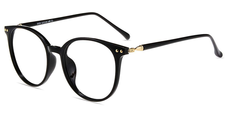 Firmoo blue light filter glasses without prescription for women/men, anti blue light UV protective glasses, TR full-rim glasses against eye strain, anti-reflective nerd glasses black 0.0x - NewNest Australia
