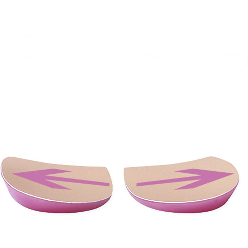 Healifty 1 Pair O/X Type Leg Orthopedic Support Insole Medial Side Heel Wedge Insoles Silicone Arch Legs Corrector (Beige and Pink) - NewNest Australia