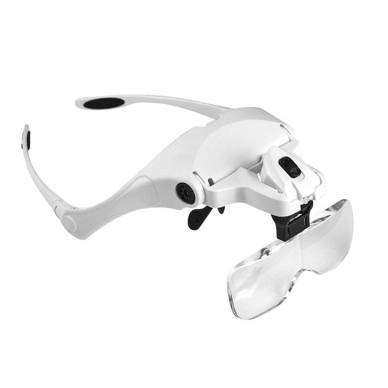 Magnifying Glasses Led Head Magnifier With Light Glasses Magnifier Headband Magnifier For Glasses Wearers Forehead Magnifier 1 X 1.5 X 2 X 2.5 X 3.5X Magnifying Glasses Lighting Reading Magnifier - NewNest Australia