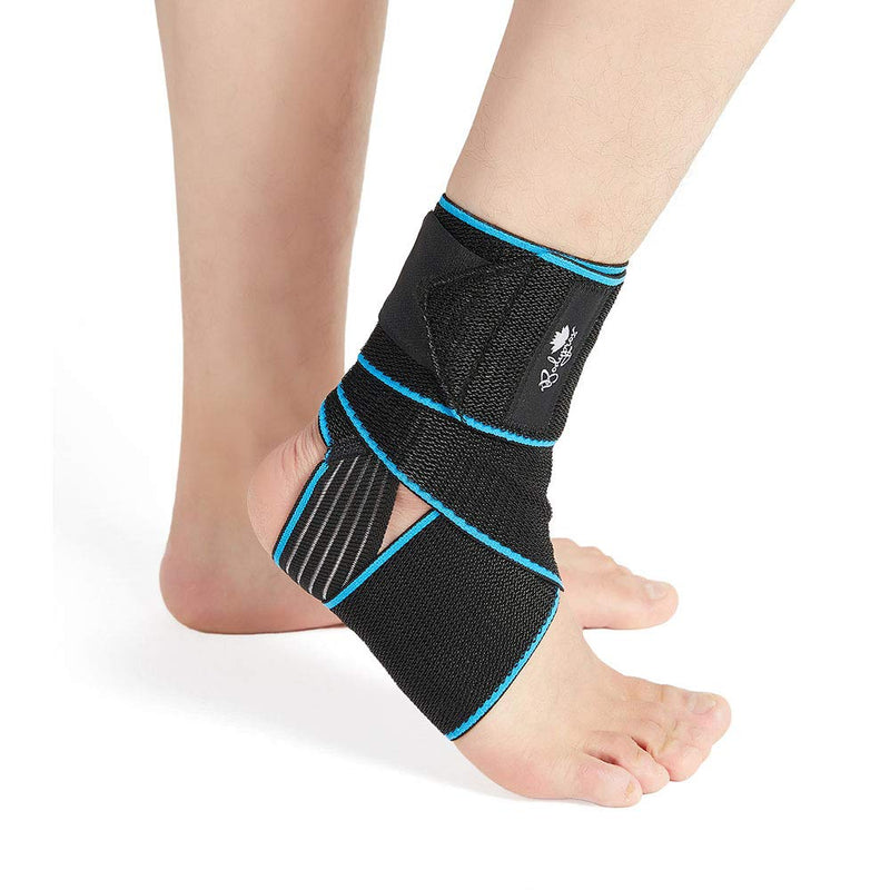 Bodyprox Ankle Support Band, Adjustable Compression Ankle Support for Sports Protection, One Size Perfect Fit for Men and Women (2) 2 - NewNest Australia