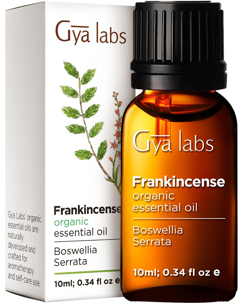 Gya Labs Frankincense Essential Oil For Pain - 100% Natural Therapeutic Grade Pure Organic Frankincense Oil For Skin - Frankincense Essential Oil For Face And Diffuser (10Ml) - NewNest Australia