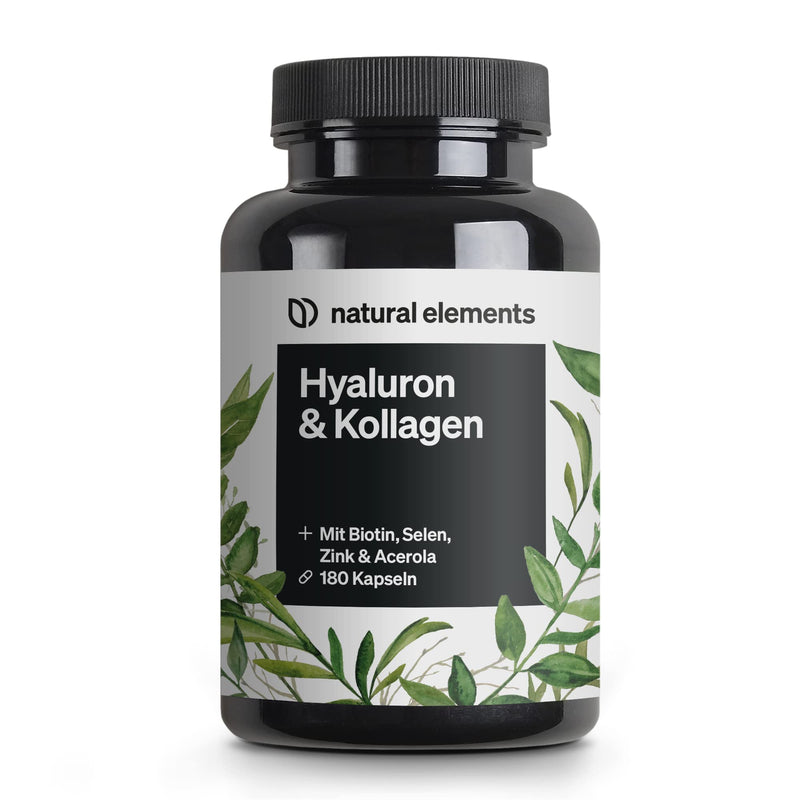 Hyaluronic Acid Collagen Complex ‚ 180 Capsules ‚ Enriched With Biotin, Selenium, Zinc, Vitamin C From Acerola & Bamboo Extract ‚ Laboratory Tested & Made In Germany - NewNest Australia