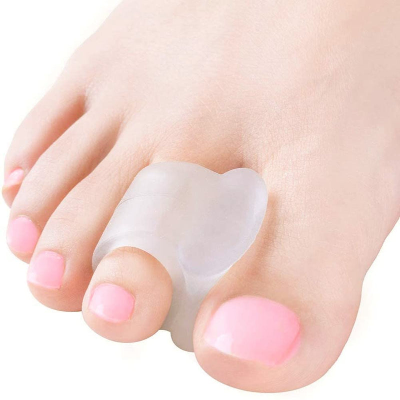 Gel Toe Separator, Small Toe Separator & Protector, 4 Pieces, New Material, Small Toe Valgus Corrector, For Overlapping Toes, Relief Small Toe Pressure And Pain. - NewNest Australia