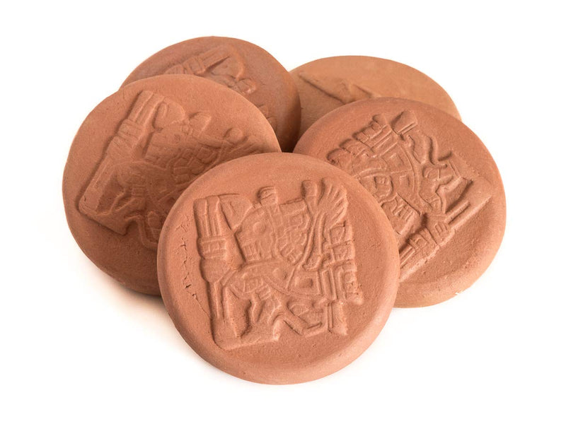 Simaru Tobacco Humidifier - Humidrole Pouch Button - Humidor Humidifier - Terracotta Stone - Terracotta Humidifying Stone To Prevent Tobacco Drying Out - Always Fresh Tobacco (Pack Of 5) - NewNest Australia
