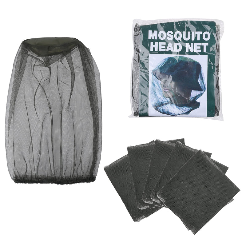 Kare & Kind Pack of 5 Head Net - Mosquito Net - Protects Face, Head, Neck from Bugs, Flies, Insects, Bees - Outdoor, Camping, Hiking, Trekking, Walking, Beekeeping, Gardening, Fishing - NewNest Australia