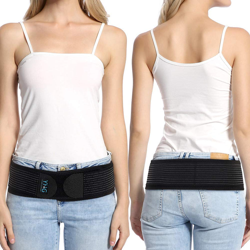 Sacroiliac belt, SI belt sacroiliac joint bandage support belt pregnancy isg belt with two-layer Velcro fastener to stabilize the SI joint and relieve sciatic nerves - NewNest Australia