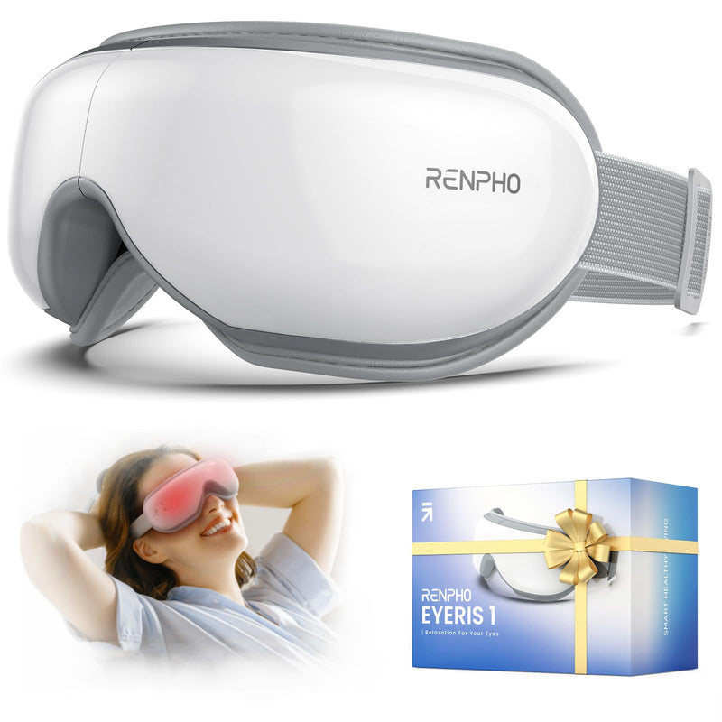 Renpho Eye Massager With Heat Compression, Vibration And Bluetooth Music, Rechargeable, 5 Massage Mode Eye Therapy To Relieve Eye Pain, Improve Dry Eyes And Sleep - NewNest Australia