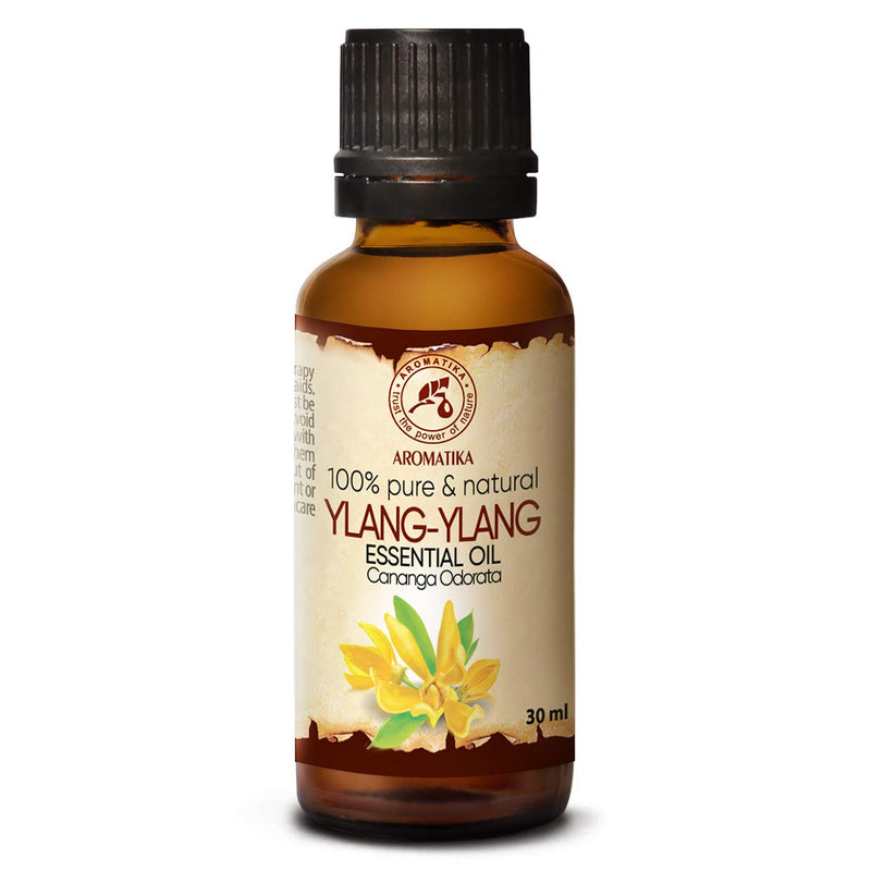 Ylang Ylang Oil Extra 30 Ml - Cananga Odorata - Madagascar - 100% Natural Pure Ylang Ylang Essential Oil - For Good Sleep - Stress Relief - Aphrodisiac - Aromatherapy - NewNest Australia