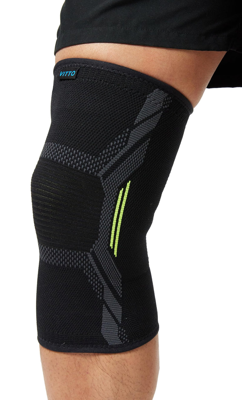 VITTO Knee Brace Men/Women - Knee Bandage for Relieving Knee Pain, Osteoarthritis Knee, Meniscus and Weight Training (S) Case S (Pack of 1) - NewNest Australia