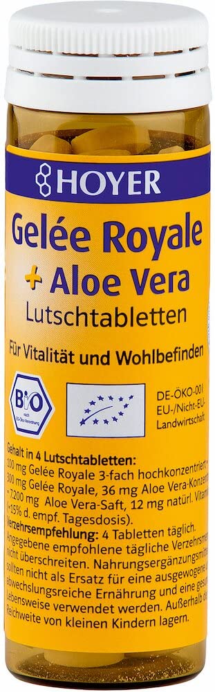 Hoyer Organic Royal Jelly Aloe Vera Lozenges (2 x 30 gr) 2 x 30.00 gr - NewNest Australia