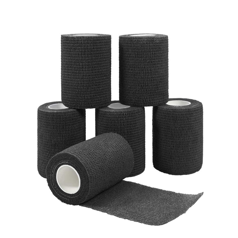 Vangoal 2MIQ Black Bandage 7.5 cm 4.5 m, Acrylic - NewNest Australia