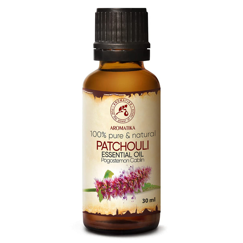 Patchouli Essential Oil 30 Ml - Pogostemon Cablin - Patchouli Oil - Skin & Hair - 100% Pure Patchouli Oil - Essential Oils For Beauty - Aromatherapy - Oil Burner - Diffuser - NewNest Australia