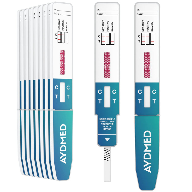 10 x Aydmed rapid drug test dip cards for cocaine | Urine drug test | 150ng/mL shutdown level | Test for cocaine, coke, crack - NewNest Australia