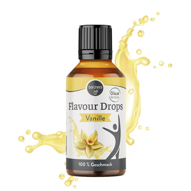 borchers Flavor Drops | vanilla | 0 calories | Sweetener liquid | For cooking and baking | 30ml - NewNest Australia