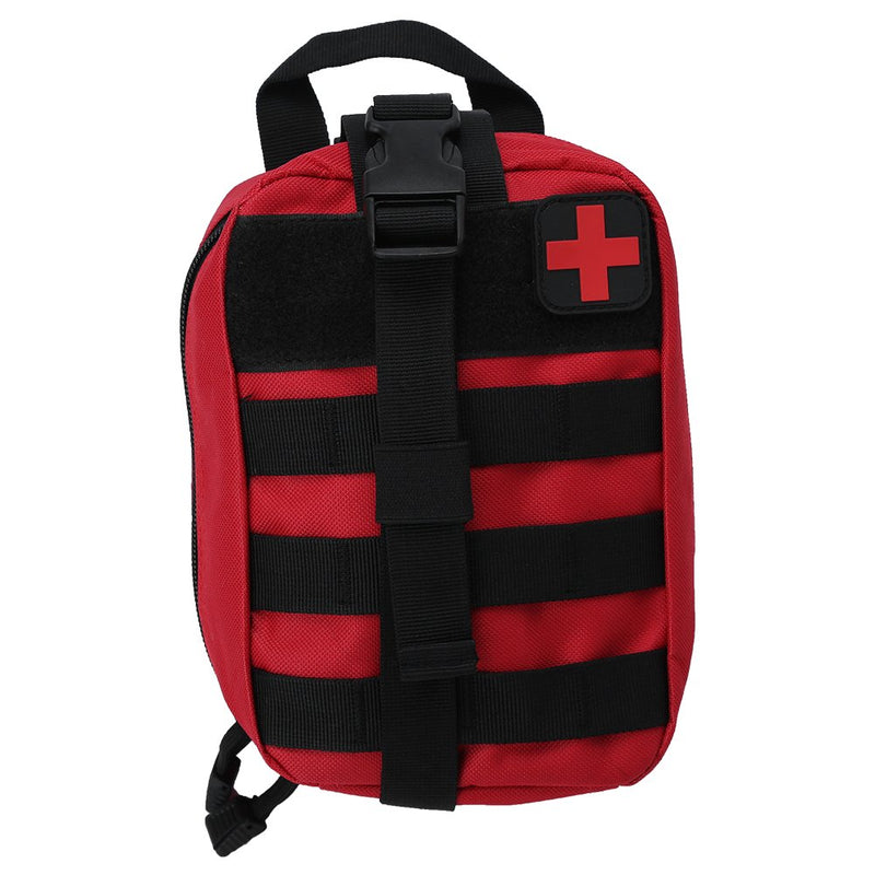 First Aid Bag, Outdoor Survival Military Waterproof First Aid Bag Climbing Emergency Pouch (Red) - NewNest Australia