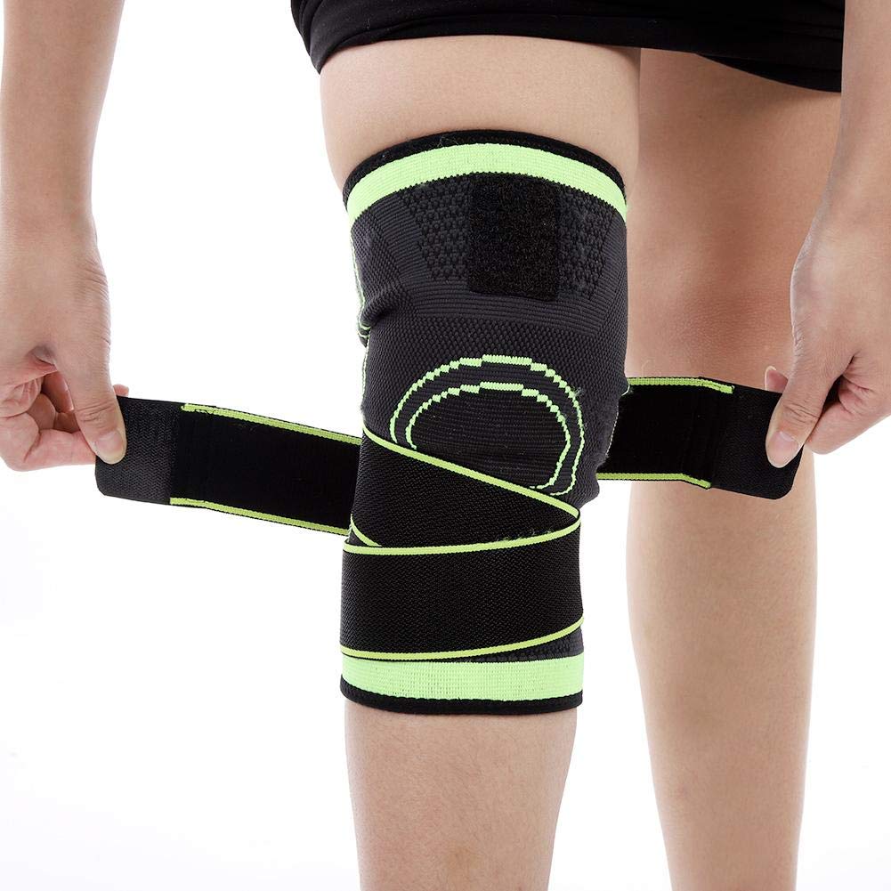 Knee Support Compression - Against Arthritis, Joint Pain, Meniscus Pain, Recovery, Fitness, Sports, Basketball, Running, Skiing - Breathable, Skin-Friendly, Stretchy And Durable (M-Green) - NewNest Australia