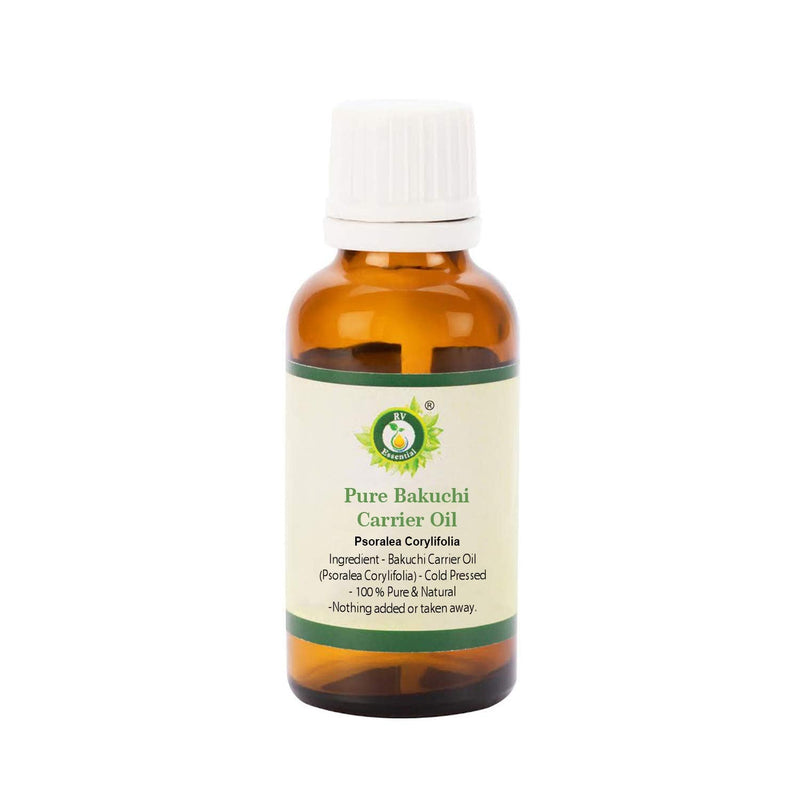 RV Essential Pure Bakuchi Carrier Oil 10 ml (0.338 oz) - Psoralea Corylifolia (100% Pure and Natural Cold Pressed) Pure Bakuchi Carrier Oil - NewNest Australia