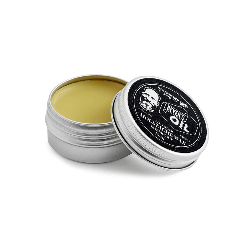 Beyer's Oil Mustache Wax Verbena 15 ml - Beard wax - Handmade in Bavaria - 100% natural - Shapes the mustache into a perfect mustache - NewNest Australia