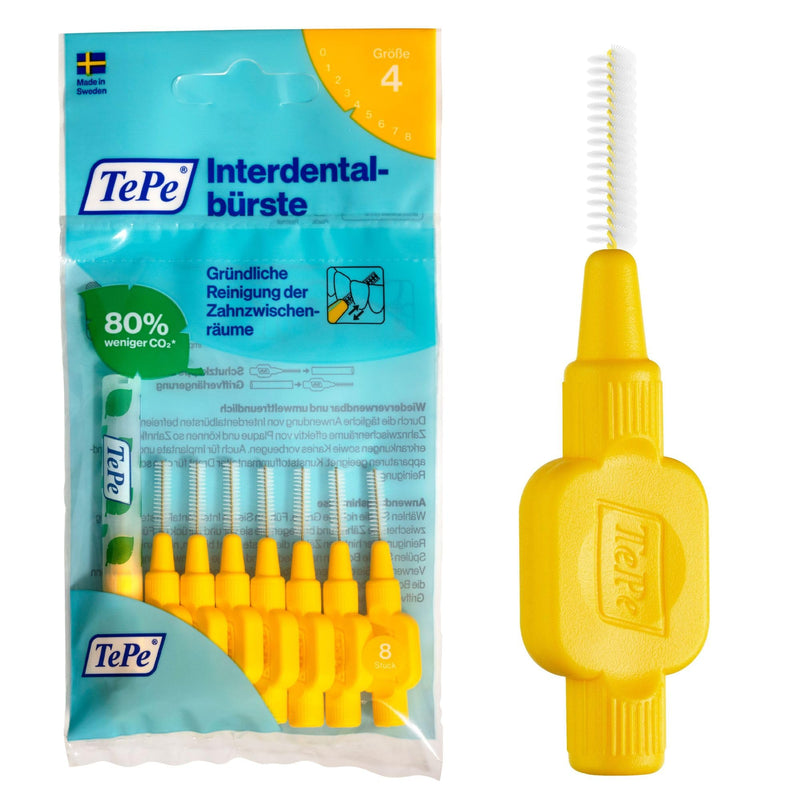 TePe interdental brush, size 4, 8 pieces - NewNest Australia