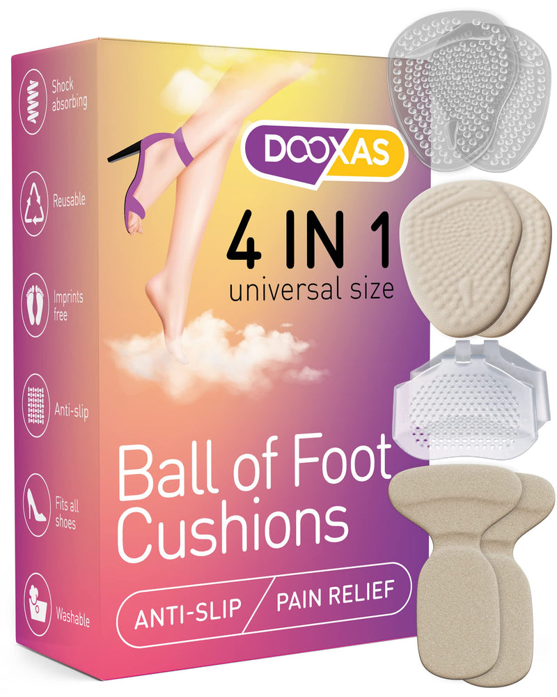 Dooxas Bunion Cushion For High Heels Shoes Metatarsal Pads For Women - Soft Gel Shoe Insoles Relieve Foot Pain - An Innovative Insoles Shape Design Adhesive Comfort, All In One - NewNest Australia