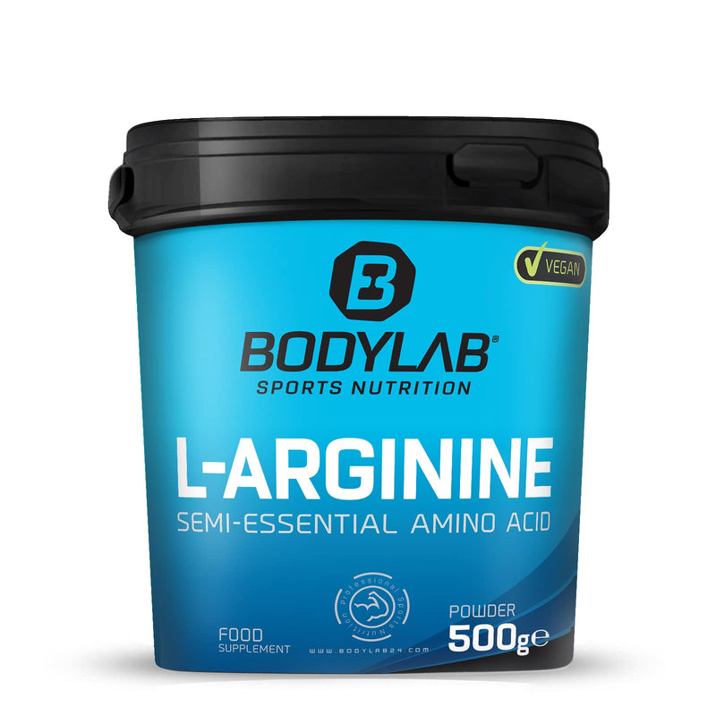 Bodylab24 L-Arginine Powder 500 G, Pure Arginine Powder, 2000 Mg Arginine Per Can, Made From Corn & Sugar Beet Molasses, Sugar And Aspartame Free, Ideal For Combining With Creatine And Beta-Alanine - NewNest Australia