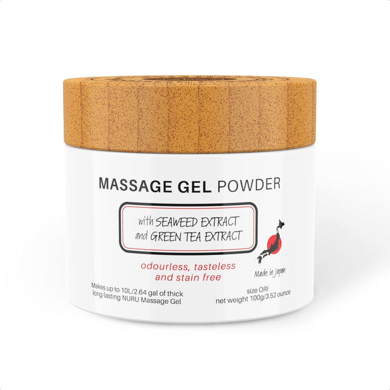 Massage Gel Therapy Powder 100g | Seaweed & Green Tea | Made in Japan | Paraben & Glycerine Free | Makes 10 liters - NewNest Australia
