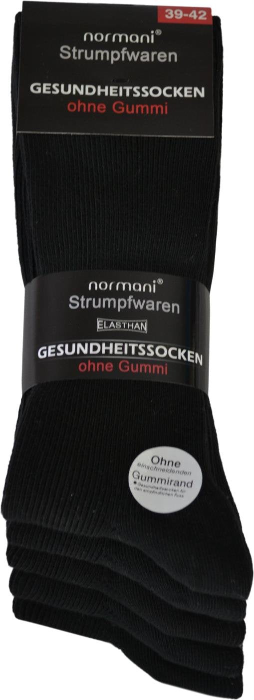 normani 10 pairs of diabetic men's socks without rubber colored cotton/black 43-46 - NewNest Australia