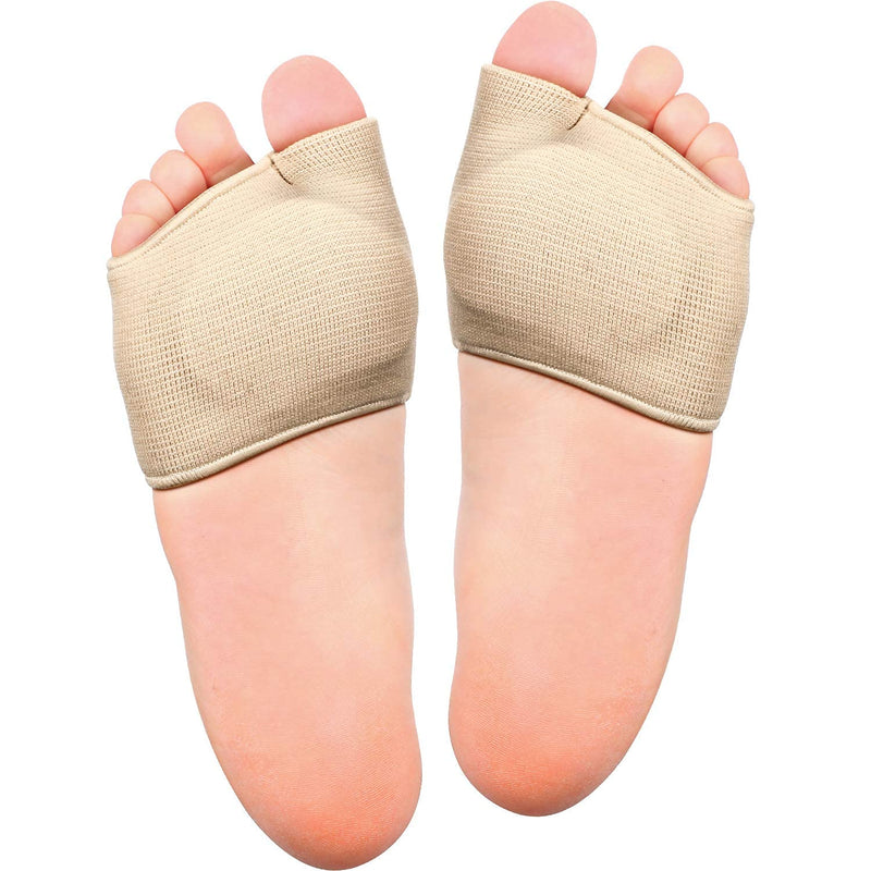 Metatarsal Pads, Metatarsal Pads, Forefoot Pads with Gel Pads, Half Sock for Metatarsal Relief, Foot Pain (Pack of 2, Beige) - NewNest Australia