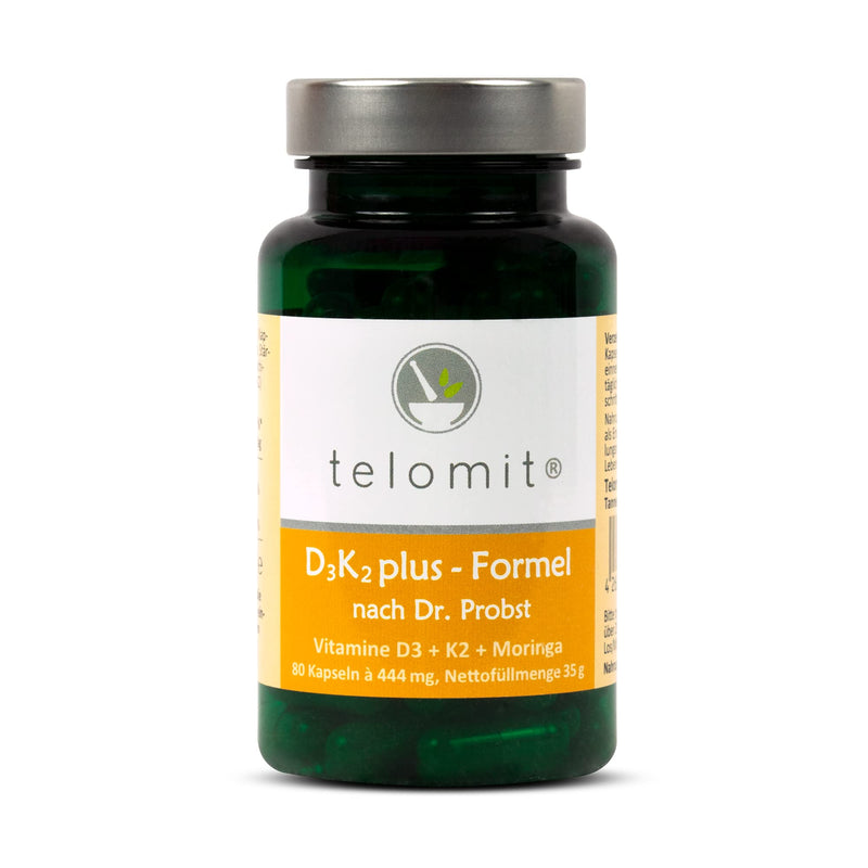 telomit D3K2plus formula - capsules with moringa powder - NewNest Australia