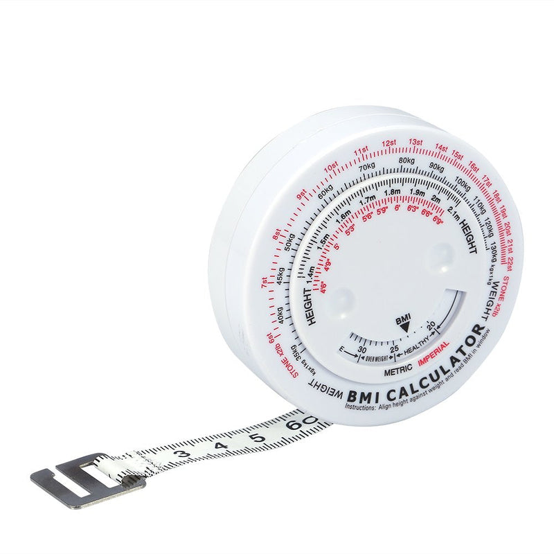 Fat tape measure, retractable BMI tape measure for accurate measurement of body mass index at the waist, body tape measure with BMI calculator - NewNest Australia