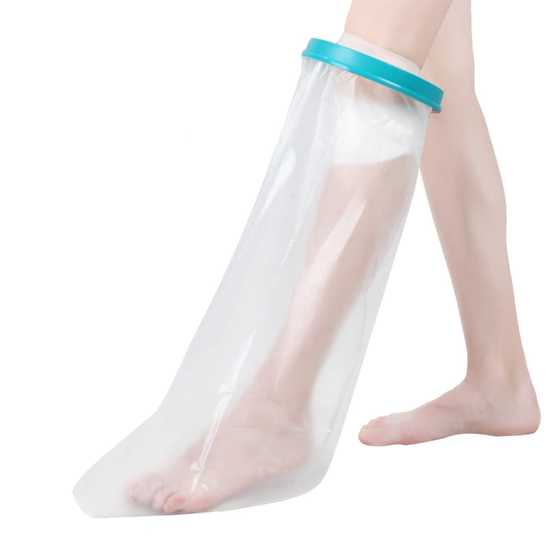 Fasola Leg Shower Protection, Bandage Protection Waterproof Adults for Broken Toes, Ankles, Burning, Reusable Plaster Shower Protection Leg Keep Wounds and Bandages Dry While Bathing 60 cm (Leg) - NewNest Australia