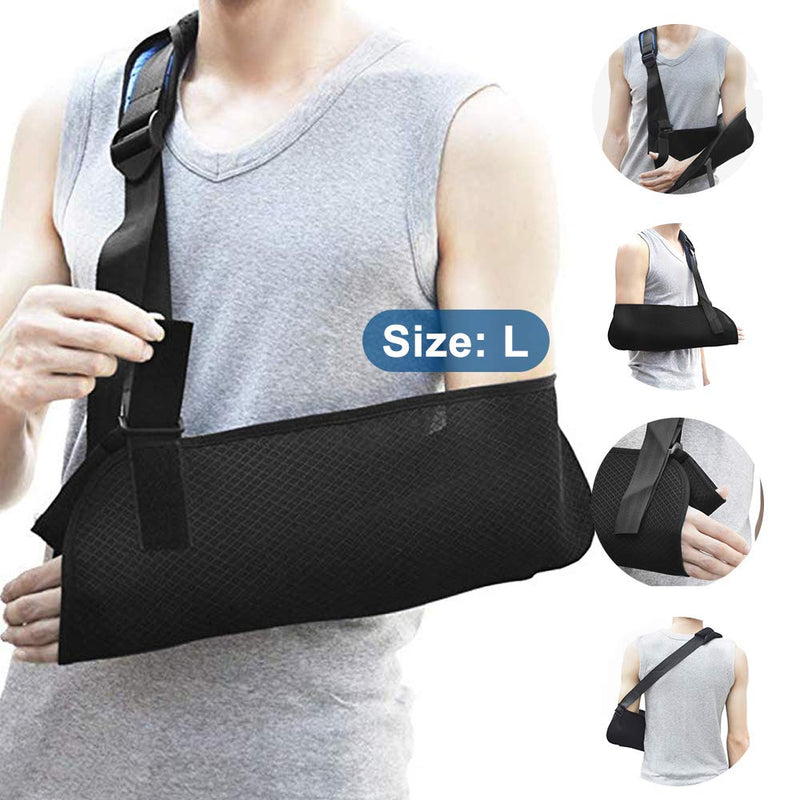 Vdsow Arm Sling - Breathable Shoulder Immobiliser Bandage For Men And Women, Adjustable Mesh Arm Sling Shoulder For Broken Arm, Elbow, Wrist Fractures And Dislocation - Black - NewNest Australia